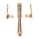 Night Vent Locking Newbury Casement Fastener - Polished Bronze