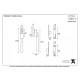 Night Vent Locking Newbury Casement Fastener - Polished Bronze
