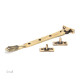 Polished Bronze Reeded Casement Stay