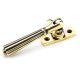 Locking Hinton Casement Fastener - Aged Brass
