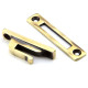 Locking Hinton Casement Fastener - Aged Brass