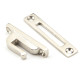 Locking Hinton Casement Fastener - Polished Nickel