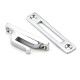 Locking Hinton Casement Fastener - Polished Chrome