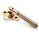 Locking Hinton Casement Fastener - Polished Bronze