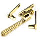 Locking Night Vent Hinton Casement Fastener - Aged Brass