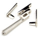 Locking Night Vent Hinton Casement Fastener - Polished Nickel