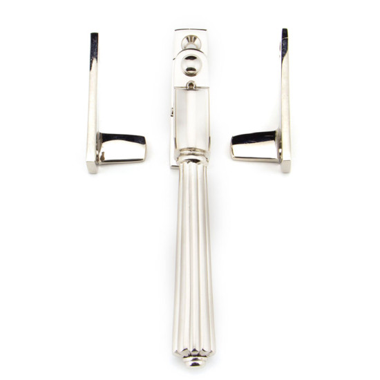 Locking Night Vent Hinton Casement Fastener - Polished Nickel