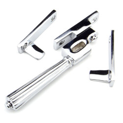 Locking Night Vent Hinton Casement Fastener - Polished Chrome