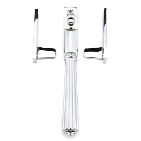 Locking Night Vent Hinton Casement Fastener - Polished Chrome