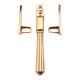 Locking Night Vent Hinton Casement Fastener - Polished Bronze