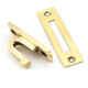 Locking Period Avon Casement Fastener - Aged Brass