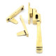Night Vent Period Avon Lockable Casement Fastener - Aged Brass