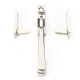 Night Vent Period Avon Lockable Casement Fastener - Polished Nickel