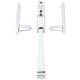 Night Vent Period Avon Lockable Casement Fastener - Polished Chrome