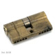 Double Euro Cylinder Lock - Aged Brass Finish