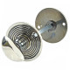 Aged Nickel Beehive Bathroom Thumbturn