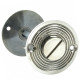 Aged Nickel Beehive Bathroom Thumbturn