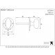 Traditional Blacksmith Oval Rack Bolt Thumb Turn