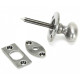 Blacksmith Pewter Patina Oval Rack Bolt Thumb Turn
