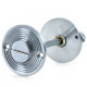 Satin Chrome Beehive Bathroom Thumbturn