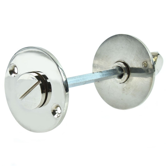 Polished Nickel Lady Bathroom Thumbturn