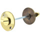 Polished Brass Lady Bathroom Thumbturn