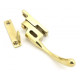 Locking Night Vent Peardrop Casement Fastener - Polished Brass