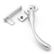 Locking Night Vent Peardrop Casement Fastener - Satin Chrome