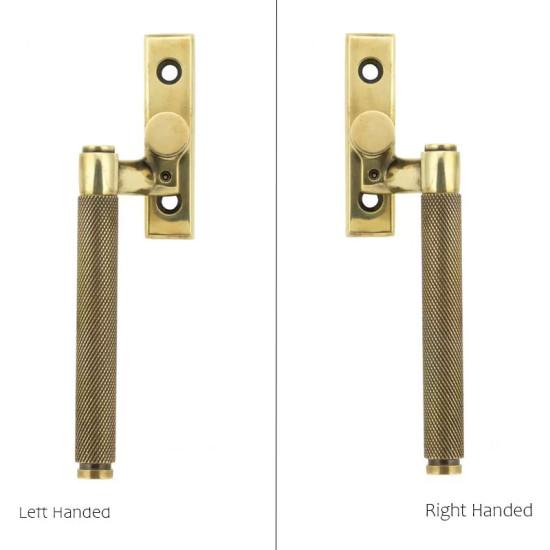 Brompton Espagnolette Casement Fastener - Aged Brass