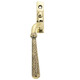 Hammered Newbury Espagnolette Casement Fastener - Aged Brass