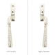 Hammered Newbury Espagnolette Casement Fastener - Polished Nickel