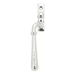 Hammered Newbury Espagnolette Casement Fastener - Polished Chrome