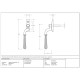 Hammererd Newbury Espagnolette Casement Fastener - Aged Bronze