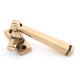 Locking Period Avon Casement Fastener - Polished Bronze