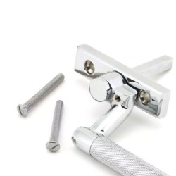 Brompton Espagnolette Casement Fastener - Polished Chrome
