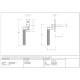 Brompton Espagnolette Casement Fastener - Polished Chrome