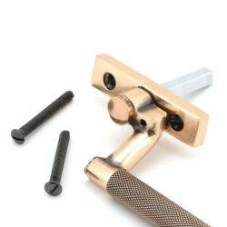 Brompton Espagnolette Casement Fastener - Polished Bronze