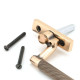 Brompton Espagnolette Casement Fastener - Polished Bronze