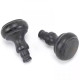 Blacksmith Beeswax Regency Curtain Finial