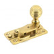 Beehive Sash Fastener - Polished Brass