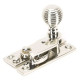 Beehive Sash Fastener - Polished Nickel