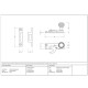 Beehive Sash Fastener - Polished Nickel