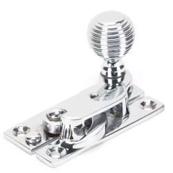 Beehive Sash Hook Fastener - Polished Chrome