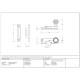 Beehive Sash Fastener - Polished Chrome