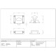 Cabinet Latch - Polished Chrome