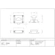 Cabinet Latch - Polished Brass