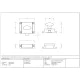 Cabinet Latch - Satin Chrome