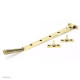 Aged Brass Hammered Newbury Casement Stay