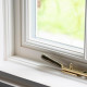 Aged Brass Hammered Newbury Casement Stay