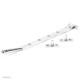 Polished Chrome Hammered Newbury Casement Stay